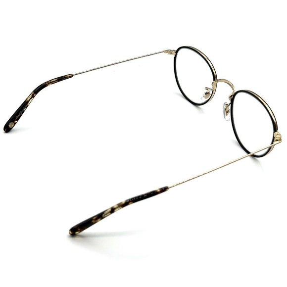 Garrett Leight GLCO Unisex Paloma Matte Black-Gold Eyeglasses New  - Picture 3 of 5